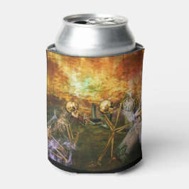 悲嘆に暮れる骨格 缶クーラー