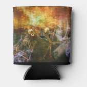 悲嘆に暮れる骨格 缶クーラー (正面)