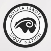 悲嘆に暮れる ラベル (デザイン2)