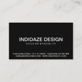 悲嘆に暮れる 名刺 (裏面)