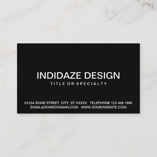 悲嘆に暮れる 名刺 (裏面)