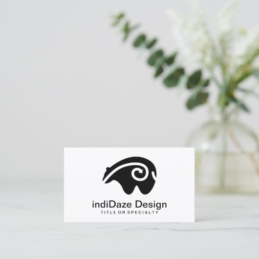 悲嘆に暮れる 名刺 (スタンド正面)