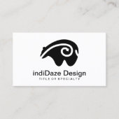 悲嘆に暮れる 名刺 (正面)