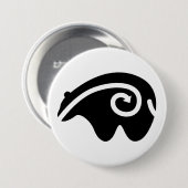 悲嘆に暮れる 缶バッジ (正面&裏面)