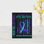 悲嘆の贈り物　弟の自殺　意識を高める カード (黄色い花)