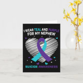 悲嘆の贈り物 甥の自殺による喪失 認知と予防 カード (黄色い花)