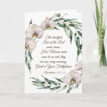 『悲嘆の3:22-23主の強い愛』