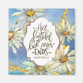 悲嘆3:22彼の忠実な愛は終わらない マグネット