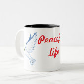 悲惨な生活 ツートーンマグカップ (正面左)