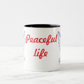 悲惨な生活 ツートーンマグカップ (中央)