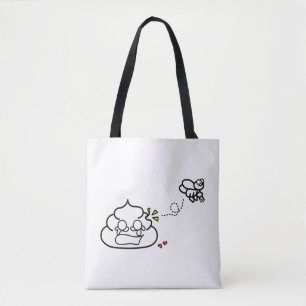 悲痛なウンチ- Brootsch the PooPoo トートバッグ