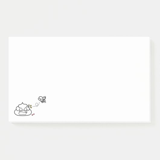 悲痛なウンチ- Brootsch the PooPoo ポストイット (正面)