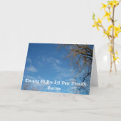 悲考えるしみの時に カード (黄色い花)