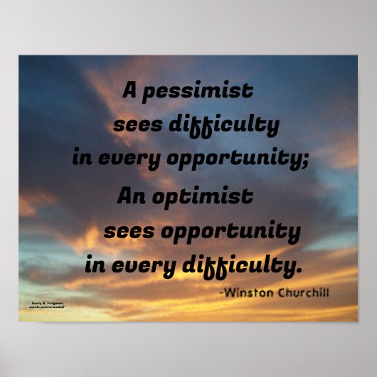 悲観主義の人は寒気を起こしにくい ポスター (正面)