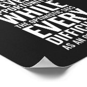 悲観主義は困難を感ずる |感動的 | ポスター (角)