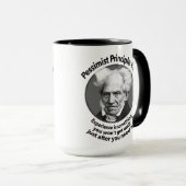 悲観主義#22：経験 マグカップ (正面右)