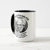 悲観主義#22：経験 マグカップ (正面左)