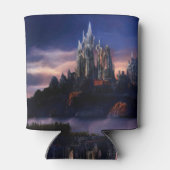 悲観的な城:おとぎ話の油絵。 缶クーラー (裏面)