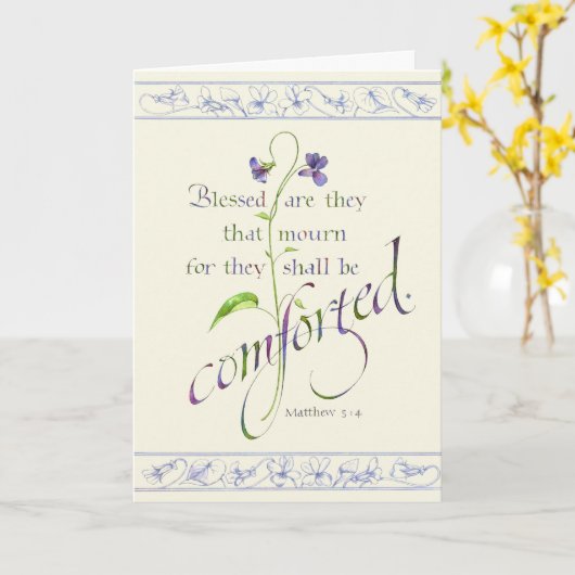 悲賛美しむ者か カード (黄色い花)