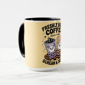 悲鳴と砂糖ハロウィンコーヒー マグカップ (正面左)