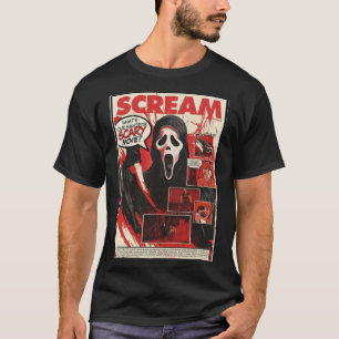 悲鳴の怖い映画クラシックのTシャツ Tシャツ