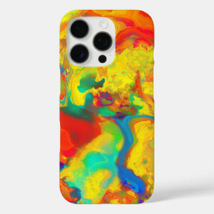 悲鳴の黄色い油と水が混ざらない iPhone 16 PROケース