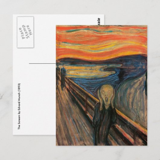 悲鳴はがき ポストカード (正面/裏面)