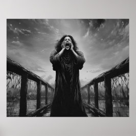 悲鳴は白黒で再考 | ポスター