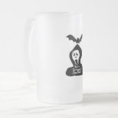 悲鳴を上げながら楽しい時 フロストグラスビールジョッキ (正面左)