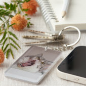 悲鳴を上げるブリティッシュ・ショートヘア キーホルダー (正面右)