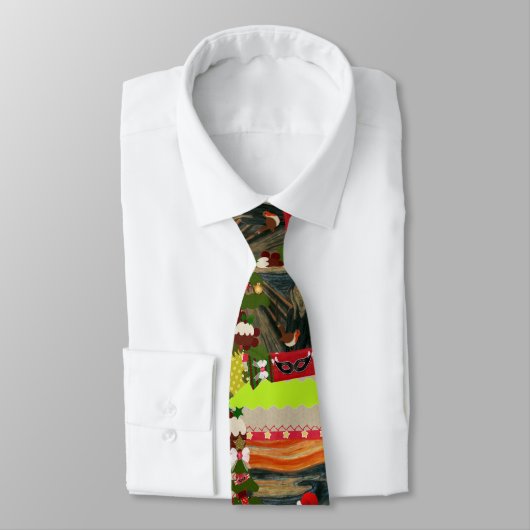 悲鳴を上げる醜いクリスマス ネクタイ (タイ)
