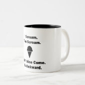 悲鳴を上げる ツートーンマグカップ (正面右)