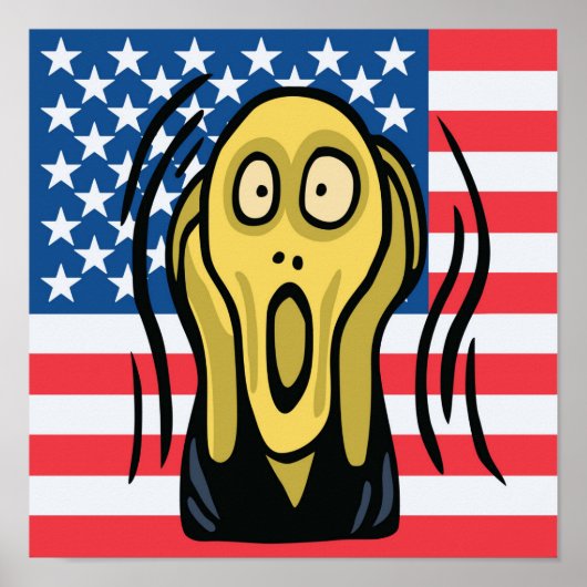 悲鳴アメリカ人 ポスター (正面)