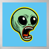 悲鳴エイリアン ポスター (正面)