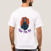 悲鳴スカル幽霊涙 Tシャツ (裏面)