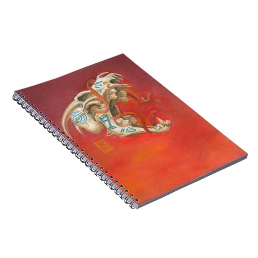 悲鳴スカル ノートブック (右側)