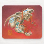 悲鳴スカル マウスパッド (正面)