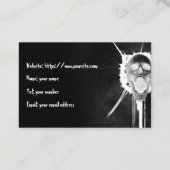 悲鳴スカル 名刺 (裏面)