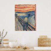 悲鳴ハロウィーン有名絵を描な ポスター (キッチン)