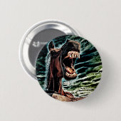 悲鳴ボタン 缶バッジ (正面&裏面)