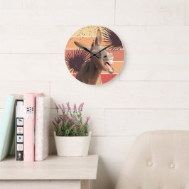 悲鳴ロバの壁時計 ラージ壁時計