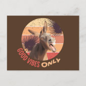 悲鳴ロバ – 良い雰囲気のみ ポストカード (正面)