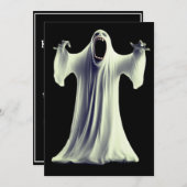 悲鳴幽霊 招待状 (正面/裏面)