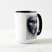 悲鳴顔 マグカップ (正面右)