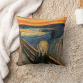 「悲鳴」のクッション クッション (ブランケット)