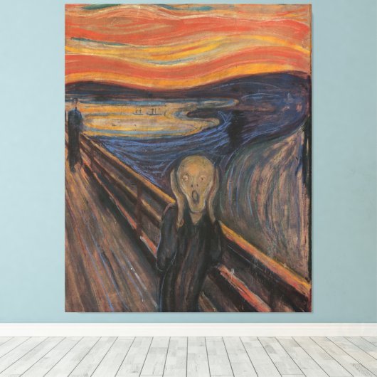 悲鳴 キャンバスプリント (インサイチュ (ウッドフロア))