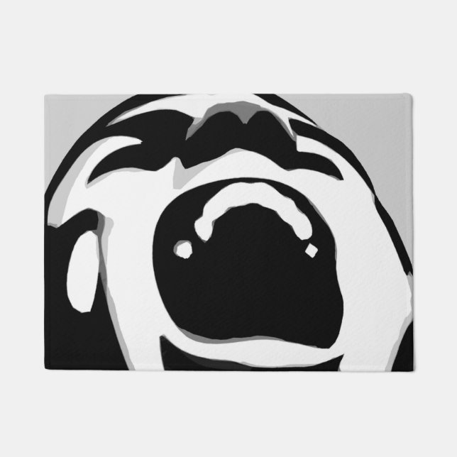 悲鳴 ドアマット (正面)