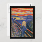 悲鳴(パステル1895高品質) ポストカード (正面/裏面)