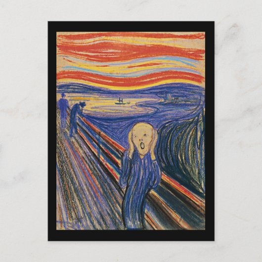 悲鳴(パステル1895高品質) ポストカード (正面)