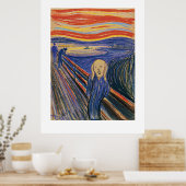 悲鳴（パステル1895） – 大高品質きい ポスター (キッチン)